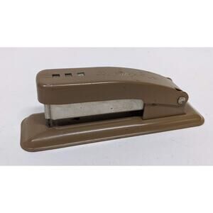 Vintage Swingline Mini Cub Stapler Mid-Century Office - Brown Cub Works Fine